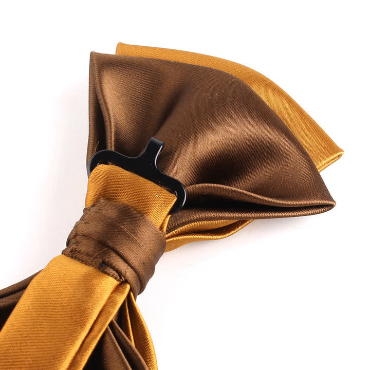 Men's Luxury Two Tone Double Layered Bow Tie - image 5