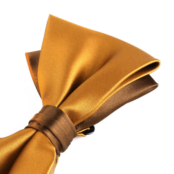 Men's Luxury Two Tone Double Layered Bow Tie - image 4