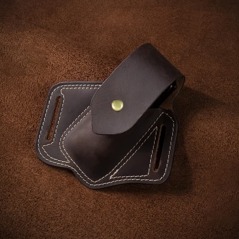 EDC Organizer Multitool Sheath Leather Belt Bag - image 3