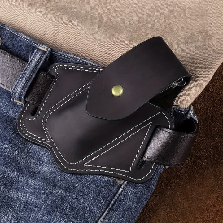 EDC Organizer Multitool Sheath Leather Belt Bag - image 7