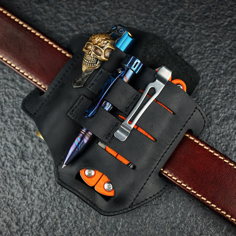 Practical 3 In 1 Tools Waist Holster Leather Belt Bag - image 8