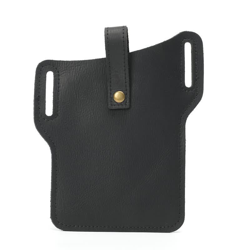 Retro Cell Phone Convenient Carry Leather Belt Bag - image 6