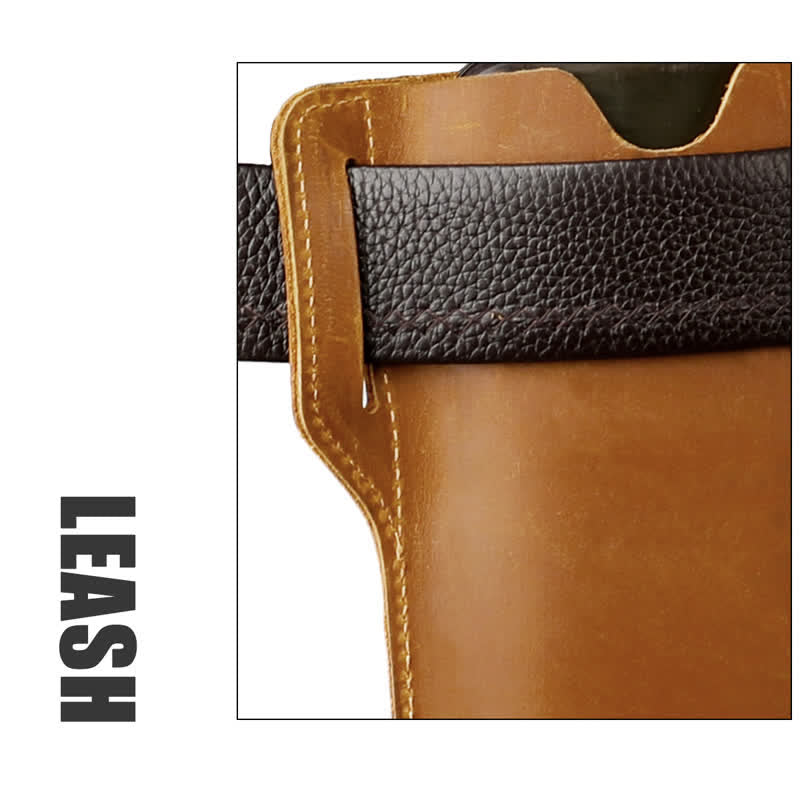 Outdoor Mobile Phone Holster Keychains Leather Belt Bag - image 8