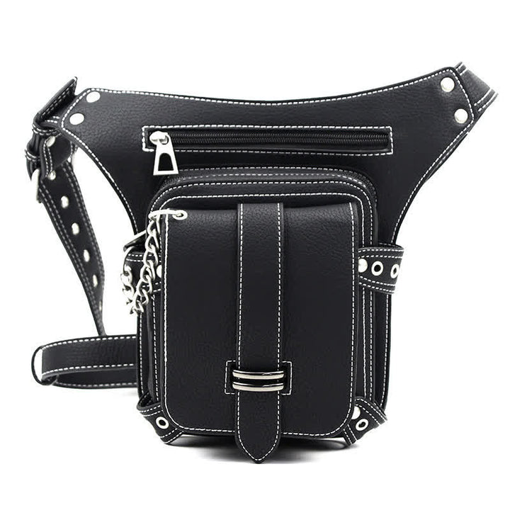 Punk Steampunk Motorcycle Crossbody Waist Leg Bag - image 6