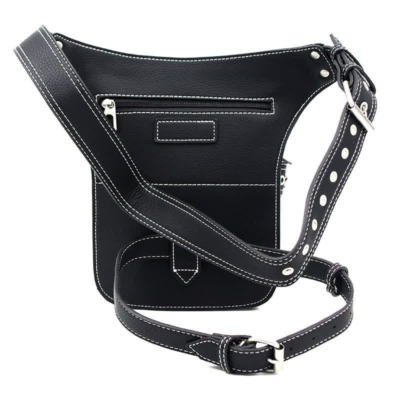 Punk Steampunk Motorcycle Crossbody Waist Leg Bag - image 7