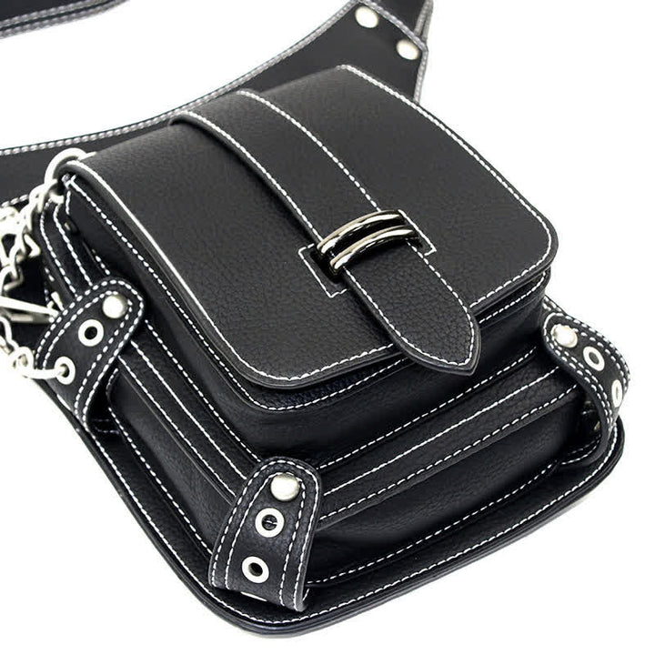 Punk Steampunk Motorcycle Crossbody Waist Leg Bag - image 8
