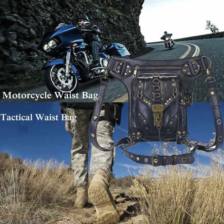 Steampunk Fanny Pack Thigh Holster Shoulder Waist Leg Bag - image 2