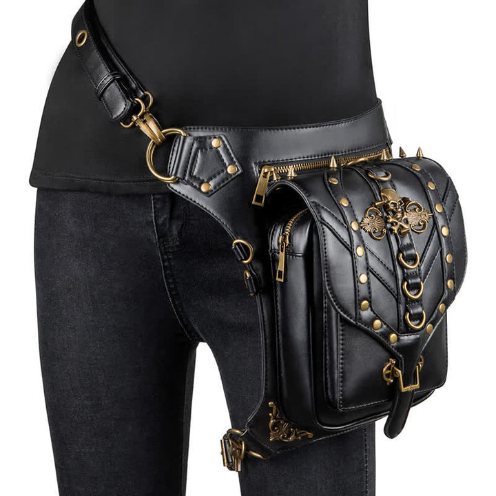 Steampunk Fanny Pack Thigh Holster Shoulder Waist Leg Bag - Style #1 - image 0