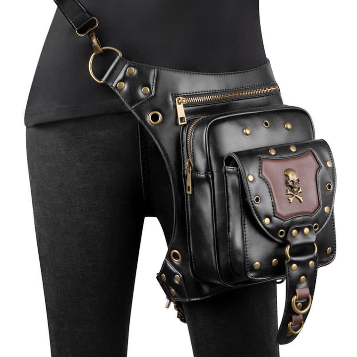 Steampunk Fanny Pack Thigh Holster Shoulder Waist Leg Bag - Style #8 - image 18