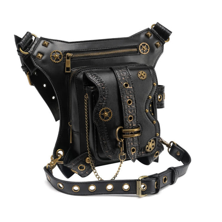 Outdoor Gear Steampunk Chain Waist Leg Bag - image 5