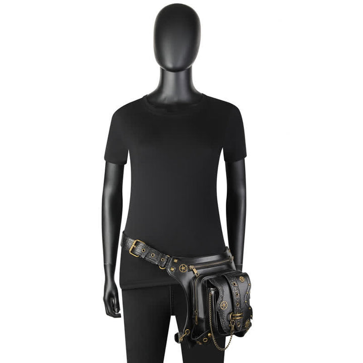 Outdoor Gear Steampunk Chain Waist Leg Bag - image 2