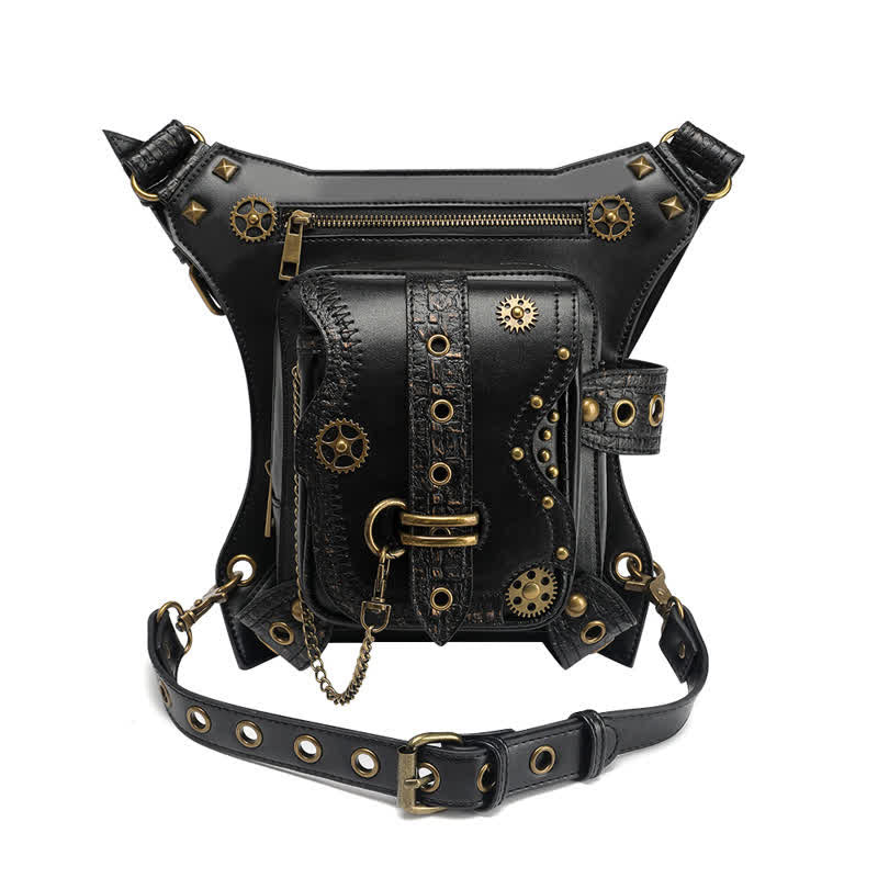 Outdoor Gear Steampunk Chain Waist Leg Bag - image 1