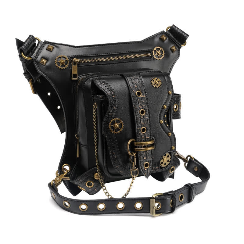 Outdoor Gear Steampunk Chain Waist Leg Bag - image 5