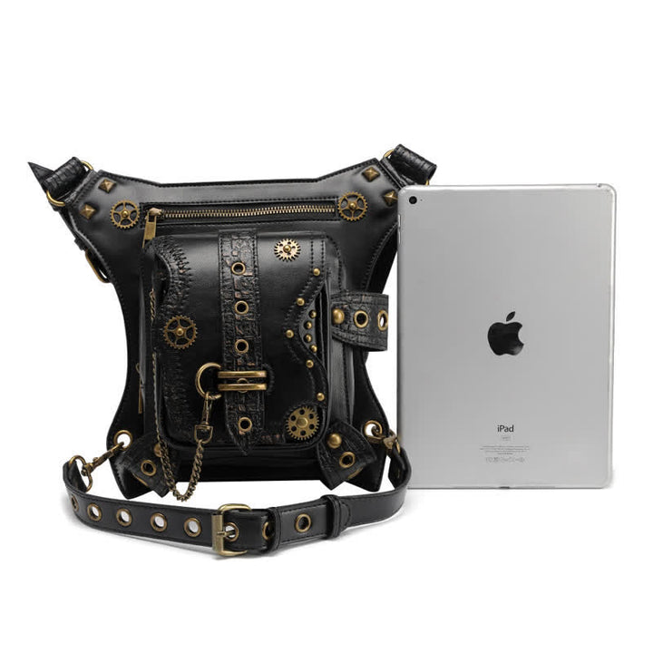 Outdoor Gear Steampunk Chain Waist Leg Bag - image 4