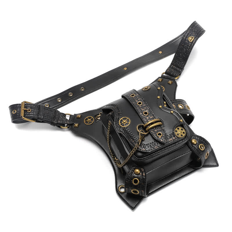 Outdoor Gear Steampunk Chain Waist Leg Bag - image 6