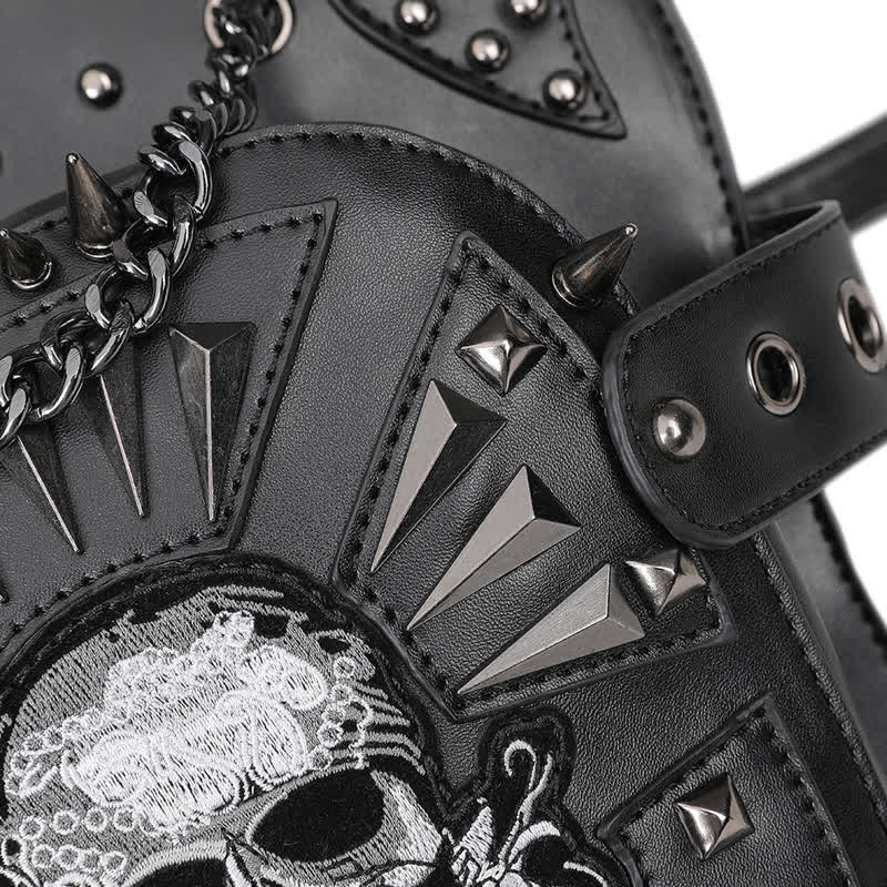 Convertible Skull Design Shoulder Waist Leg Bag - image 12