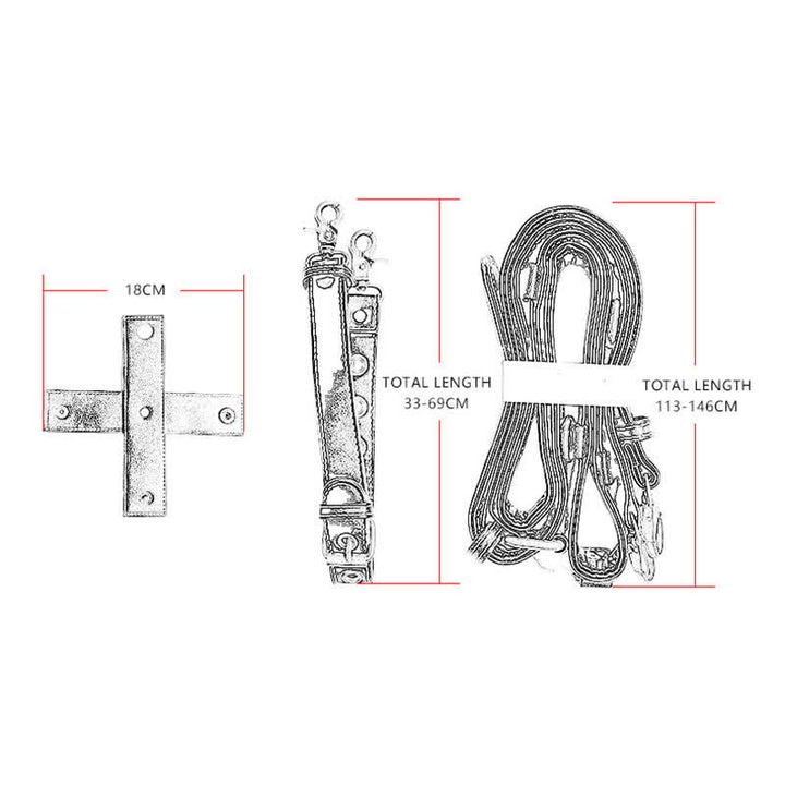 Convertible Skull Design Shoulder Waist Leg Bag - image 3