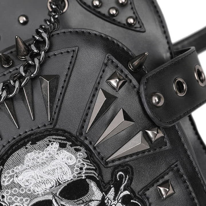 Convertible Skull Design Shoulder Waist Leg Bag - image 12