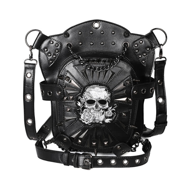 Convertible Skull Design Shoulder Waist Leg Bag - image 1