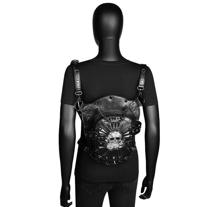 Convertible Skull Design Shoulder Waist Leg Bag - image 8