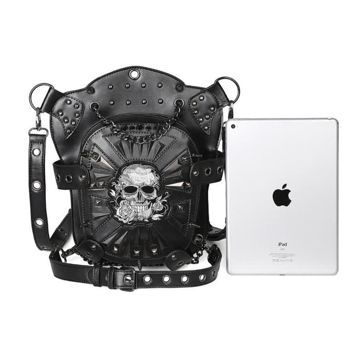 Convertible Skull Design Shoulder Waist Leg Bag - image 5
