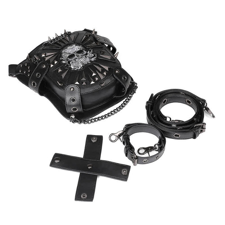 Convertible Skull Design Shoulder Waist Leg Bag - image 4