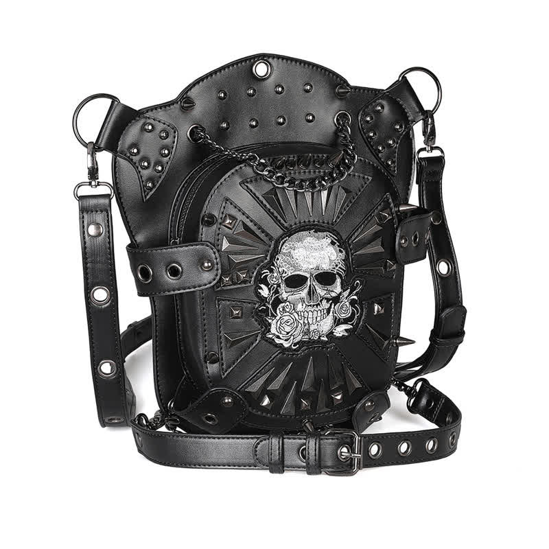 Convertible Skull Design Shoulder Waist Leg Bag - image 6