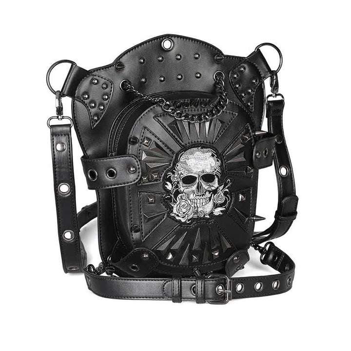 Convertible Skull Design Shoulder Waist Leg Bag - image 6