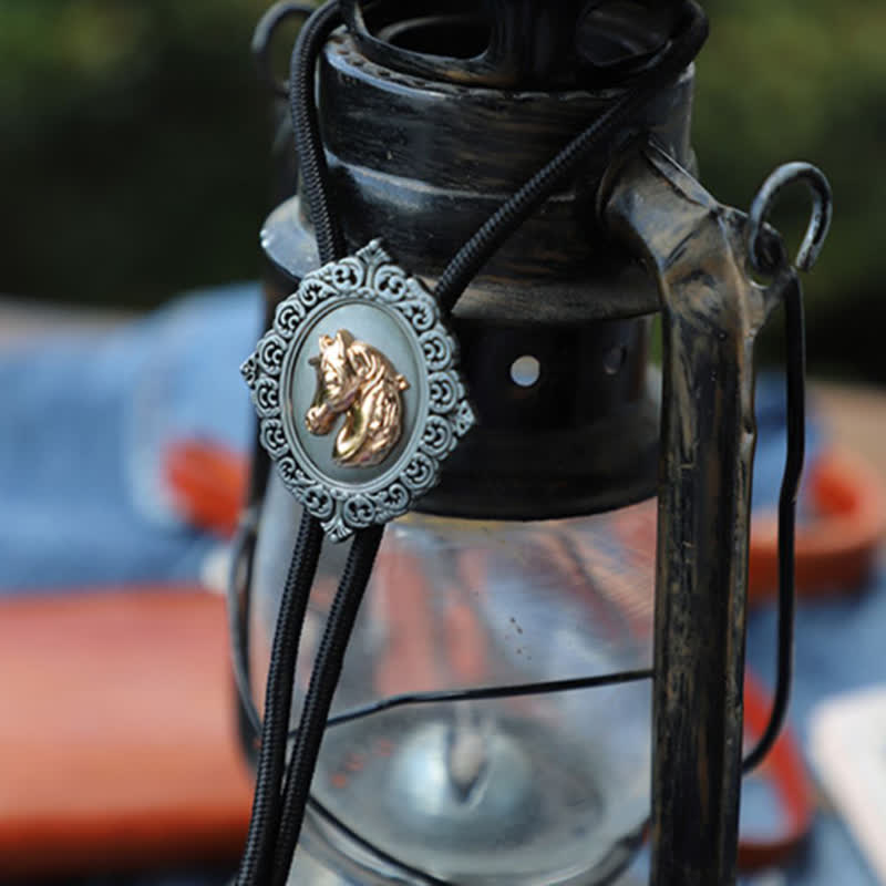 Western Trend Rodeo Horse Head Bolo Tie - image 7