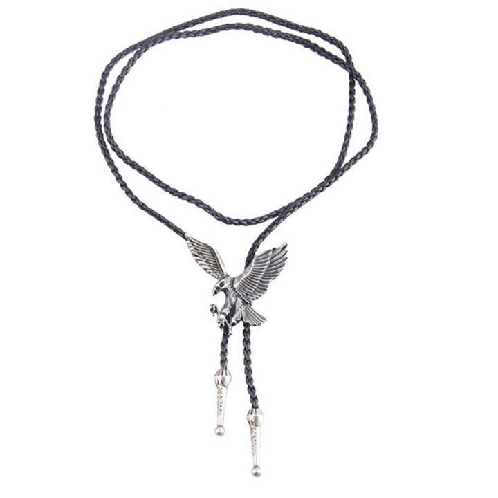 Flying Eagle Animal Western Bolo Tie - image 2