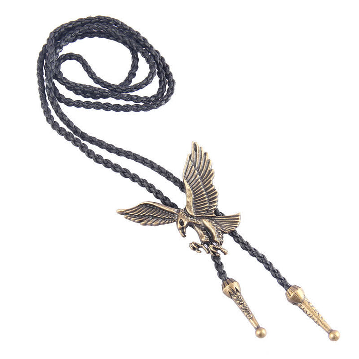 Flying Eagle Animal Western Bolo Tie - image 4