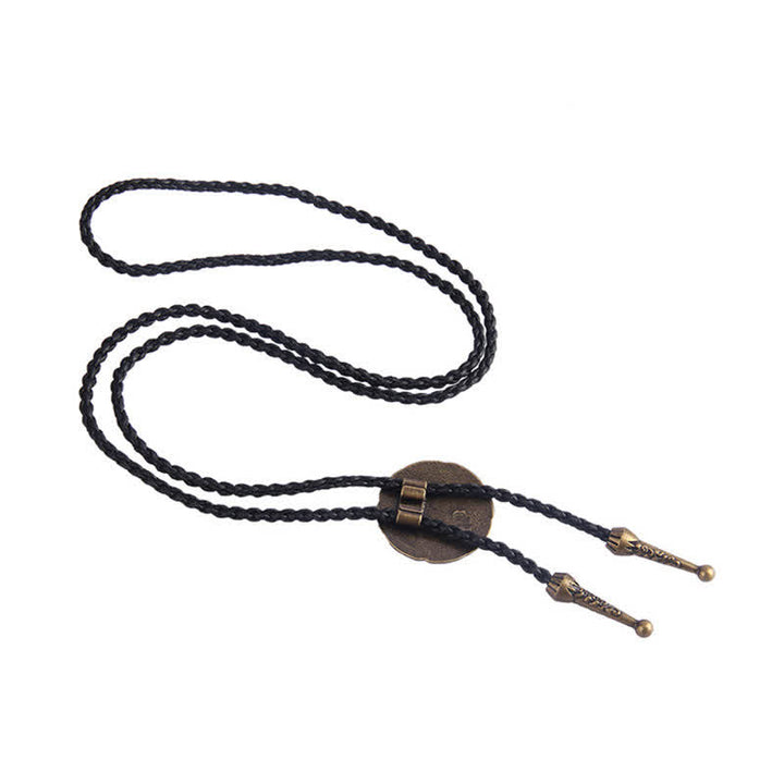 Viking Celtic Knot Round Pendant Bolo Tie - image 9