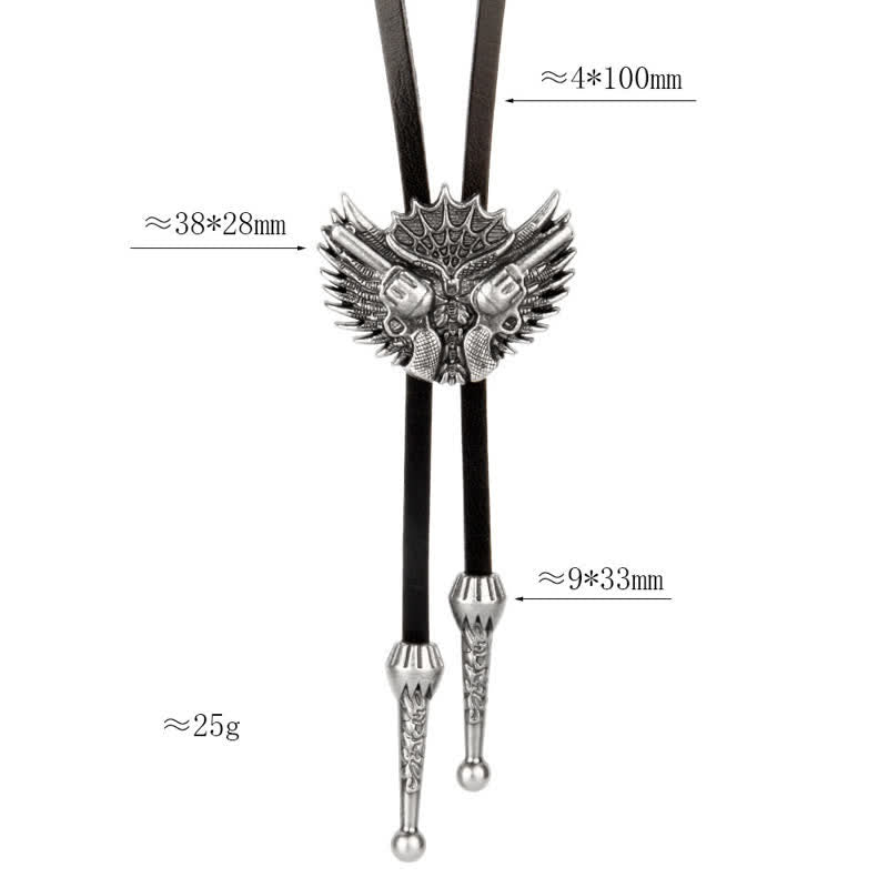 Double Guns Wings Casual Bolo Tie - image 5