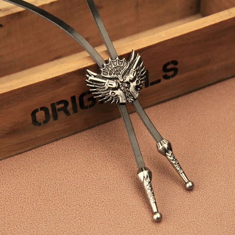 Double Guns Wings Casual Bolo Tie - image 3