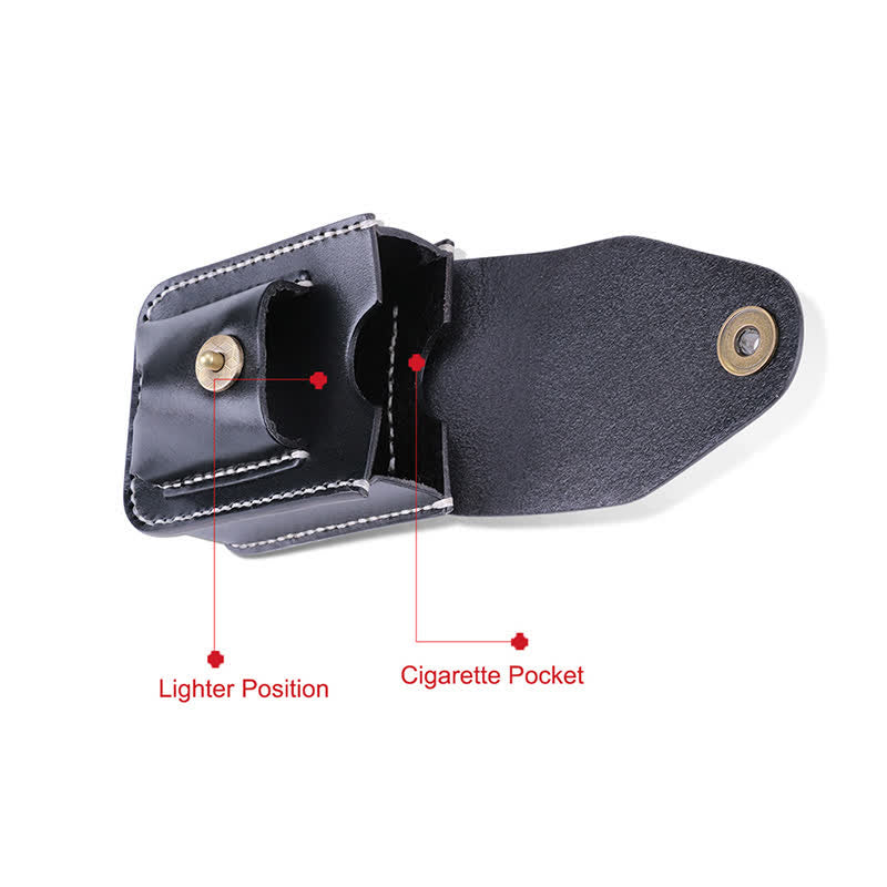 Mini Portable Cigarette Case Leather Belt Bag - image 9