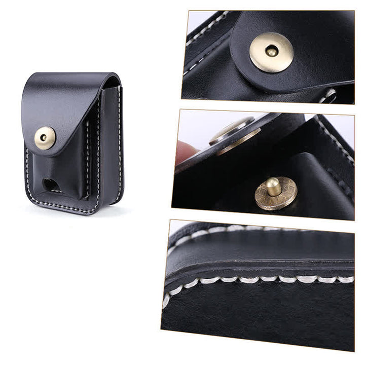 Mini Portable Cigarette Case Leather Belt Bag - image 10