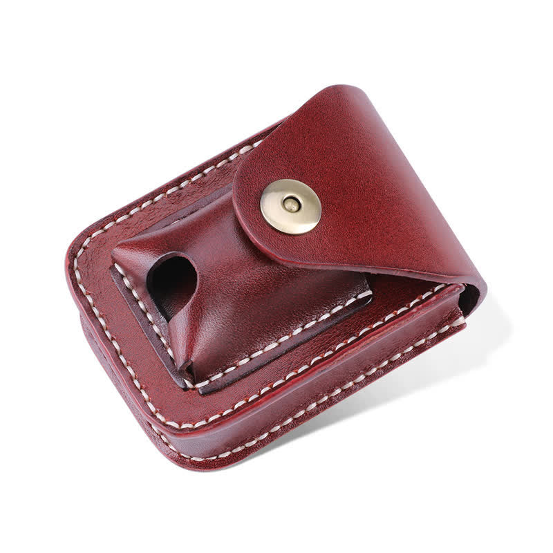 Mini Portable Cigarette Case Leather Belt Bag - image 3