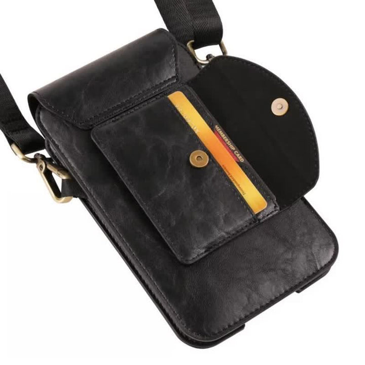 Phone Holster Crossbody Leather Belt Bag - image 13