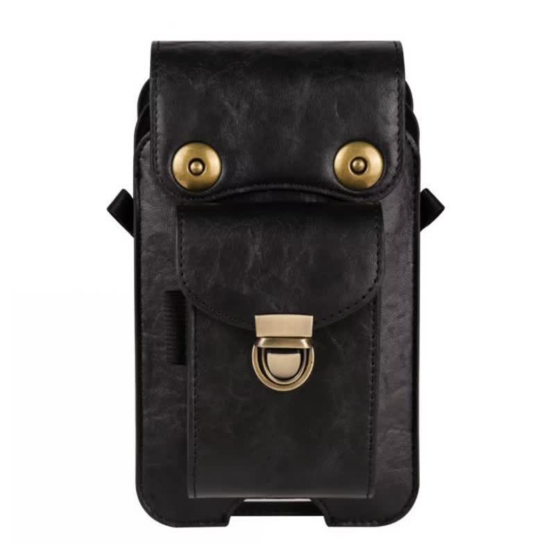 Phone Holster Crossbody Leather Belt Bag - image 4