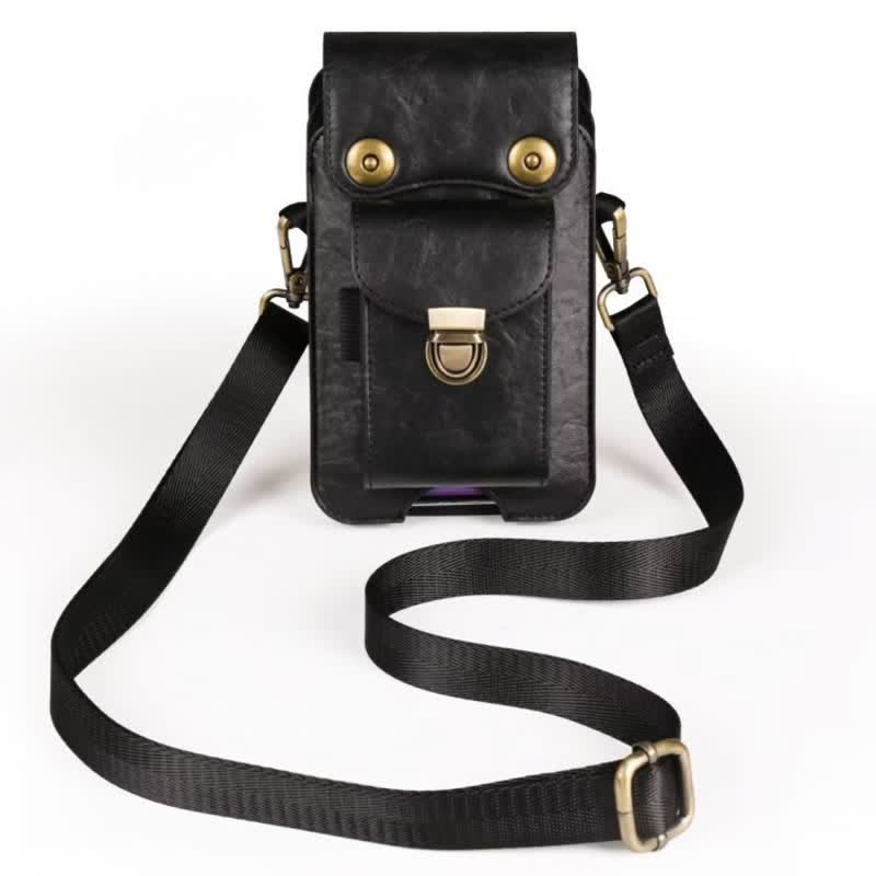 Phone Holster Crossbody Leather Belt Bag - image 10