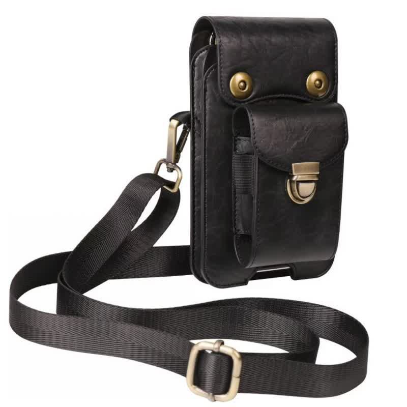 Phone Holster Crossbody Leather Belt Bag - image 11