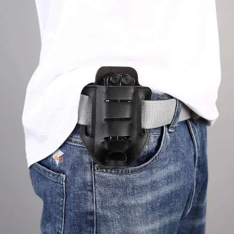 EDC Tactical Multi-tool Holster Leather Belt Bag - image 0