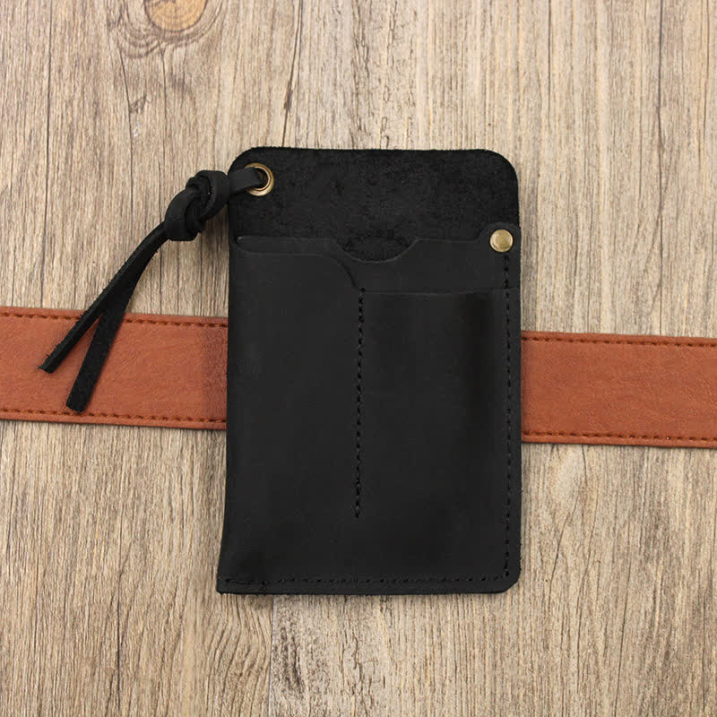 Outdoor Carry Handy Portable EDC Leather Belt Bag - image 14