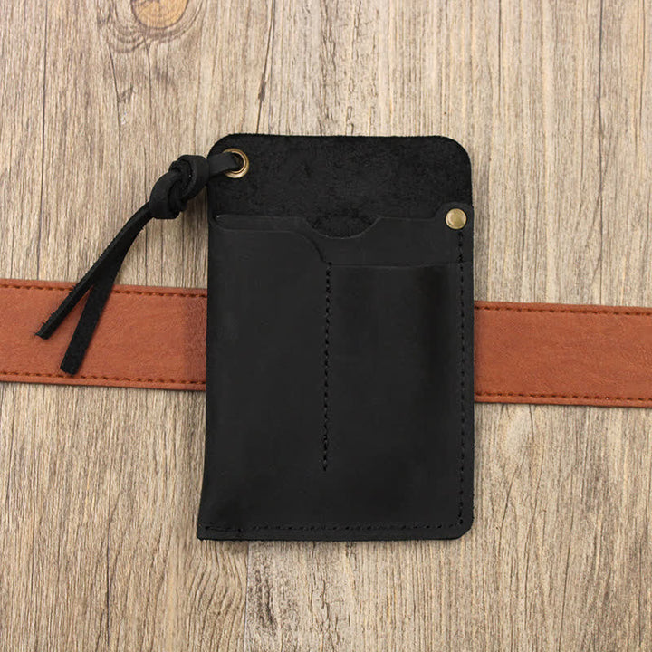 Outdoor Carry Handy Portable EDC Leather Belt Bag - image 14