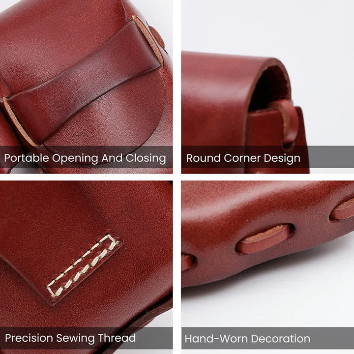 Protective Cigarette Box Lighter Holder Leather Belt Bag - image 5