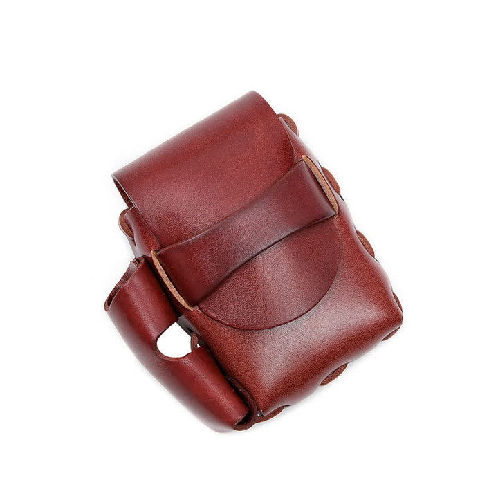 Protective Cigarette Box Lighter Holder Leather Belt Bag - image 3
