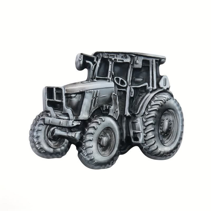 Men's DIY Country Tractor Buckle Leather Belt - image 2