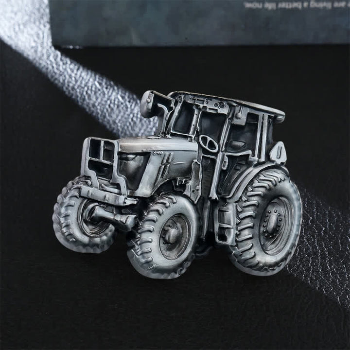 Men's DIY Country Tractor Buckle Leather Belt - Tractor - Without Belt - image 0