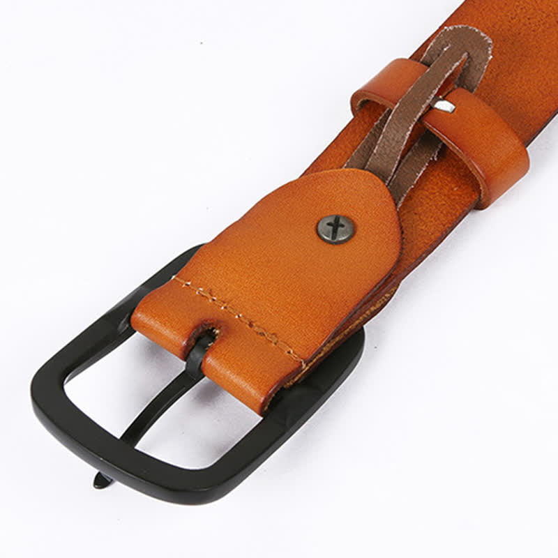 Personality Cool Bullet Rivet Leather Belt - image 6
