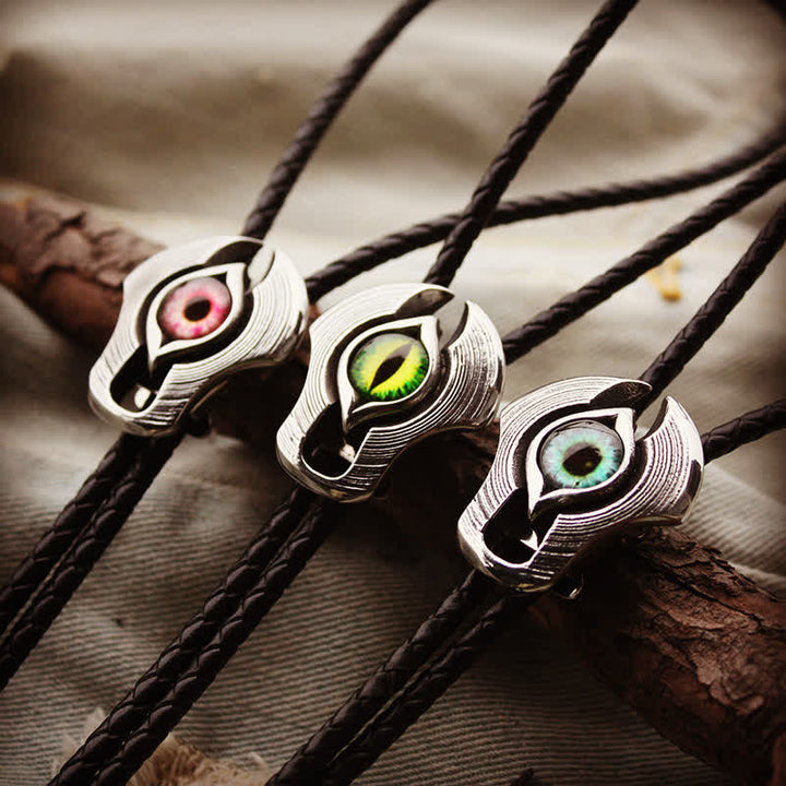 Personality Western Evil Eye Bolo Tie - image 0
